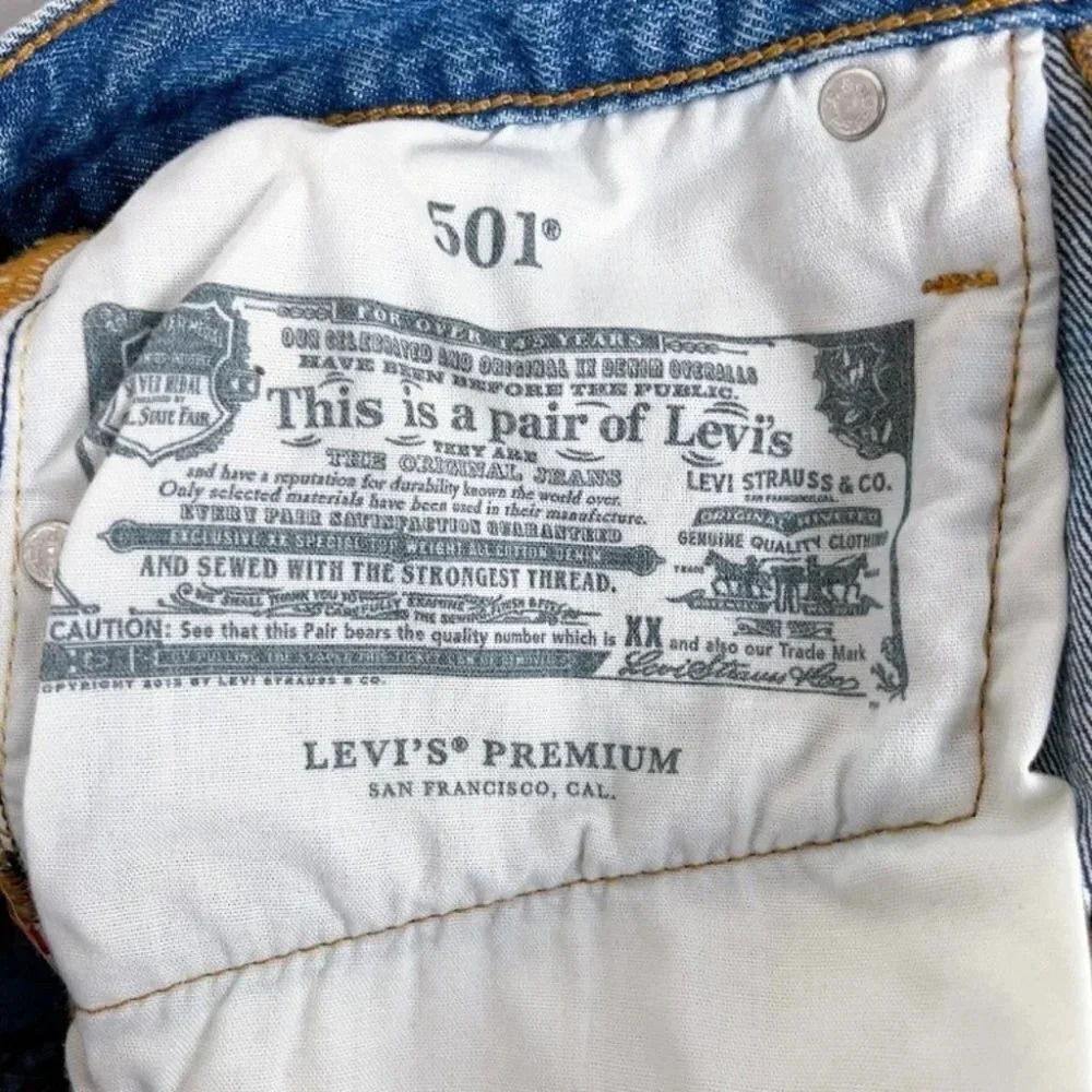 Levi's 501 Premium Women's Jeans  Short - Picture 11 of 13